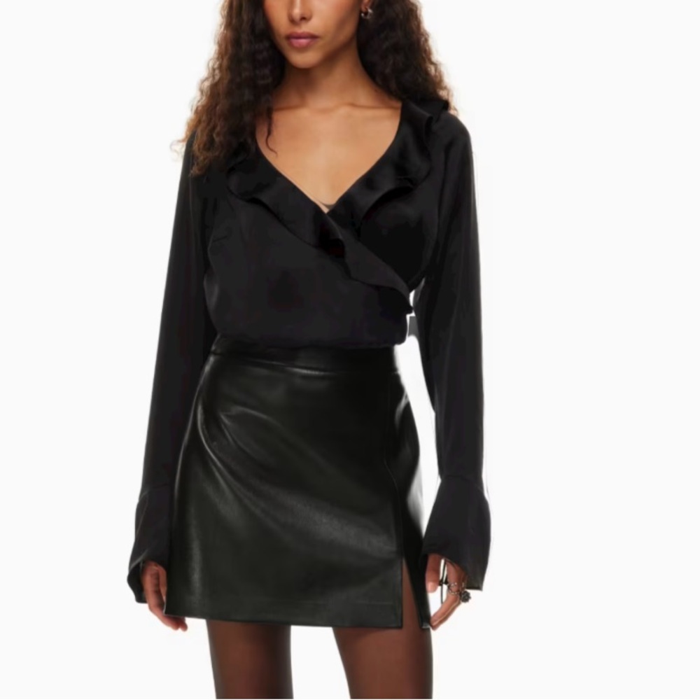 Wilfred Patio mini skirt Black size 2